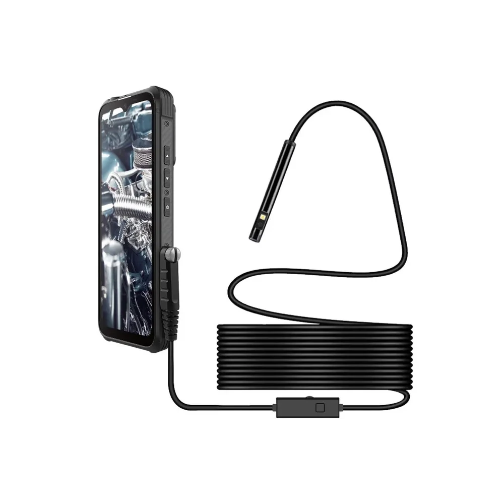 Industrial HD Endoscope with Dual Cameras, Bigwalnut A001, IP67 Waterproof, 6+1 Switchable LED